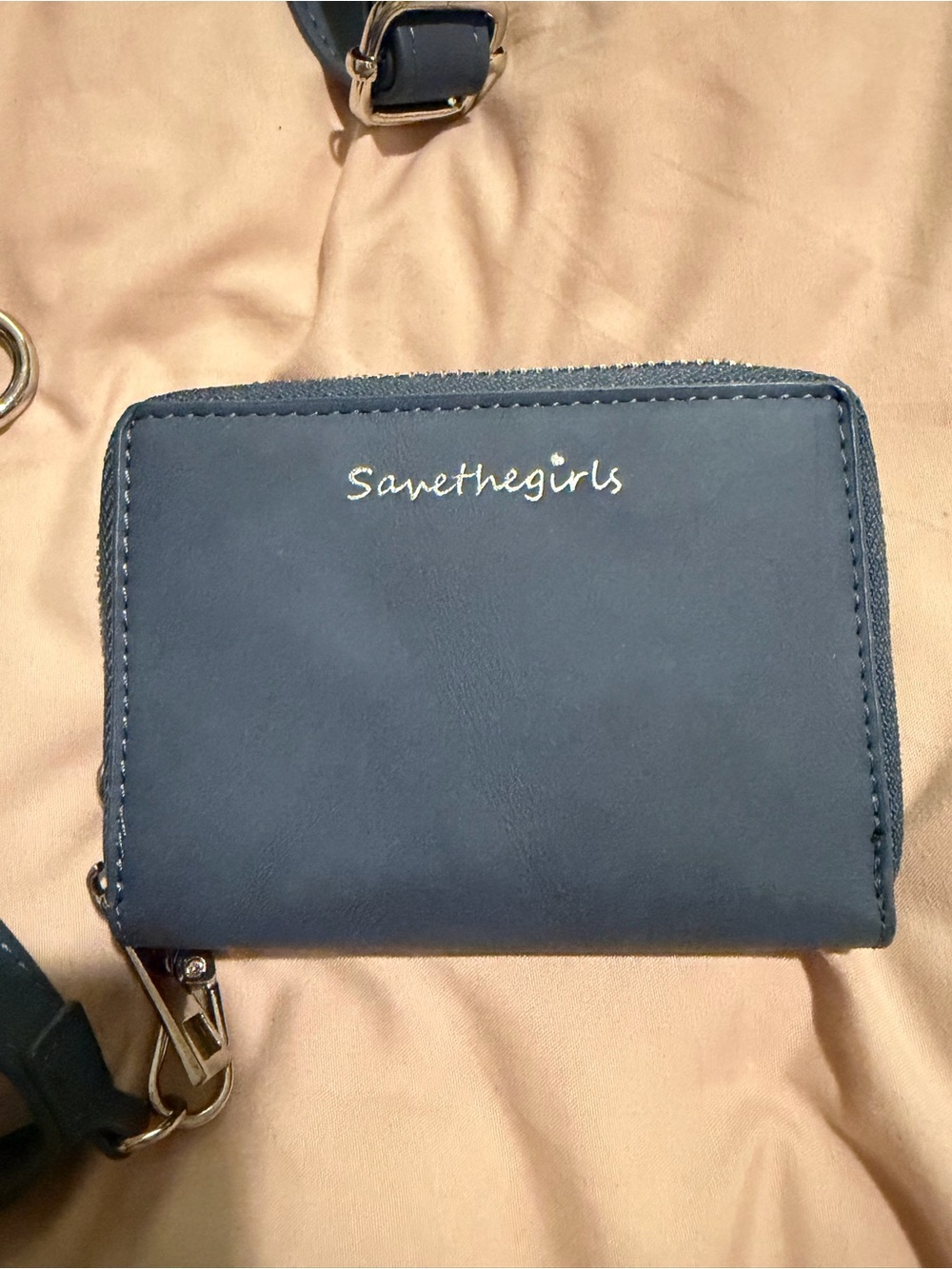 Savethegirls Zip-Around Crossbody Wallet